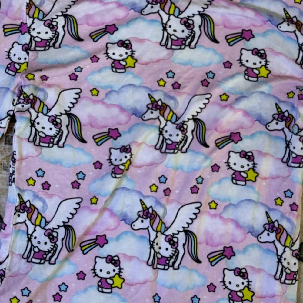 Posh Peanut Hello Kitty Unicorn Bamboo Long Sleeve Pajama Top Pink 5T 6T Toddler
